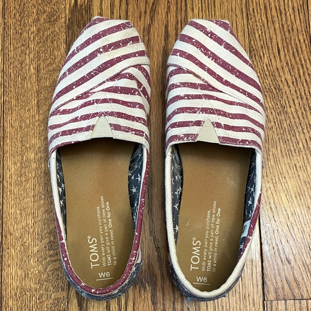 Toms Alpargata Classic- Women’s American Flag Patriotic